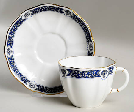 Milldale (Gold) Flat Cup & Saucer Set