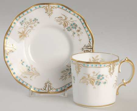 Normandie Flat Demitasse Cup & Saucer Set