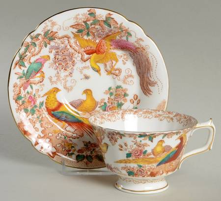 Footed Cup & Saucer Set