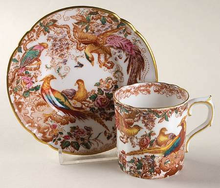 Olde Avesbury (Ely Chelsea Shape) Flat Demitasse Cup & Saucer Set