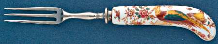 Olde Avesbury (Ely Chelsea Shape) Individual Fruit Fork with Stainless Tines by Royal Crown Derby