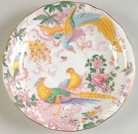 Old Avesbury Pink Multicolor Saucer