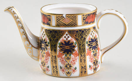 Old Imari Miniature Teapot No Lid