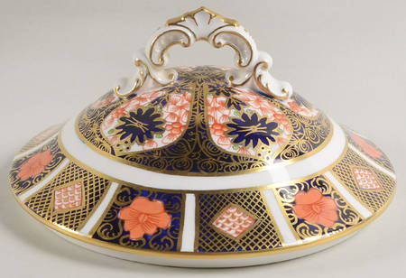 Old Imari Lid for Round Vegetable