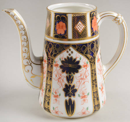 Old Imari Coffee Pot No Lid