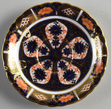 Old Imari Saucer for Flat Demitasse Cup