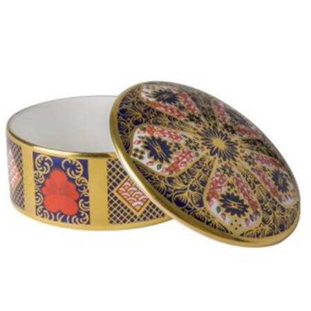 Old Imari 2" Round Box & Lid