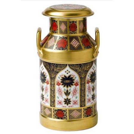 Old Imari Butter Churn & Lid