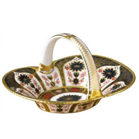Old Imari 5" Handled Basket