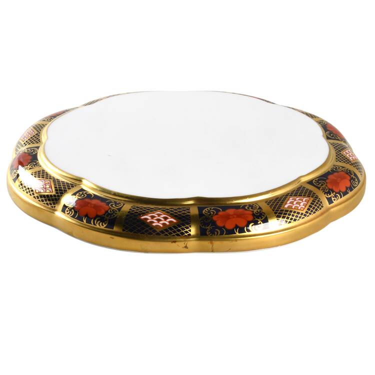 Old Imari Round Cheese Dish No Lid