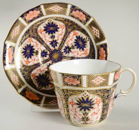 Old Imari Breakfast Cup & Saucer Set