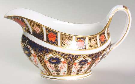 Old Imari Gravy Boat