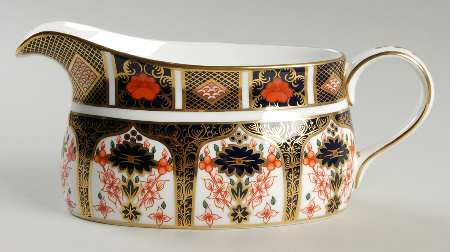 Old Imari Gravy Boat