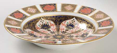 Old Imari Rim Soup Bowl