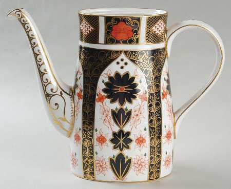 Old Imari Coffee Pot No Lid