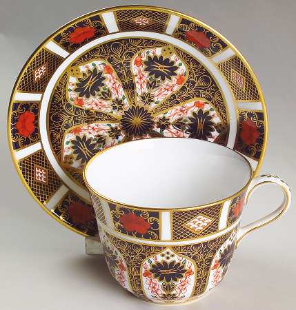 Old Imari Oversized Cup & Saucer Set