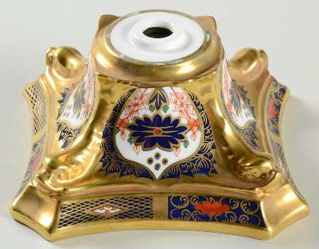 Old Imari Base Section for the Tall Candlestick