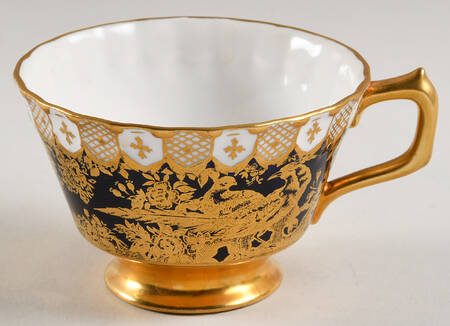 Paradise Cobalt Blue Footed Cup