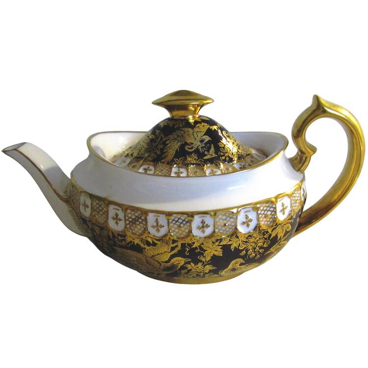 Paradise Cobalt Blue Mini Teapot & Lid