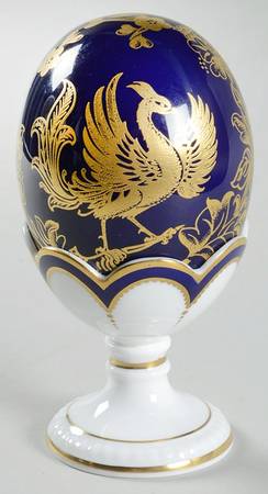 Paradise Cobalt Blue Egg and Stand