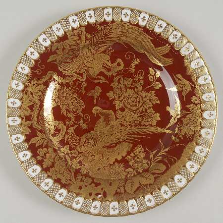 Paradise Maroon Service Plate (Charger)