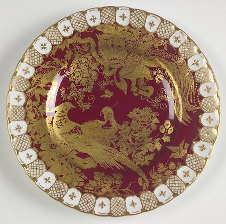 Paradise Maroon Bread & Butter Plate