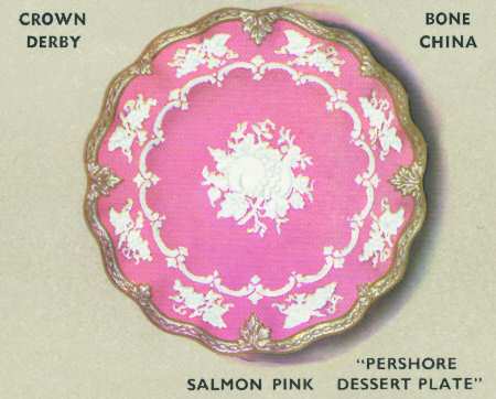 Pershore Salmon Pink by Royal Crown Derby