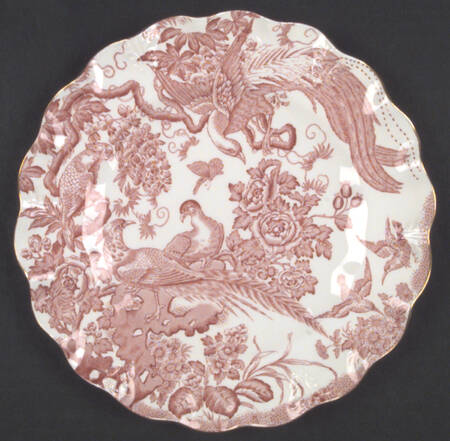 Pink Aves Salad Plate