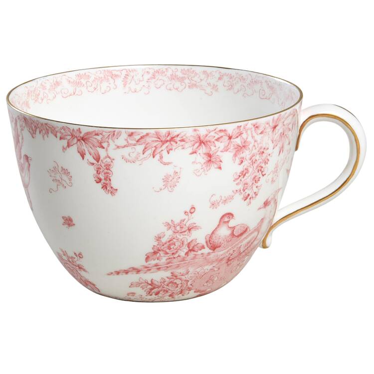 Pink Aves Breakfast Cup