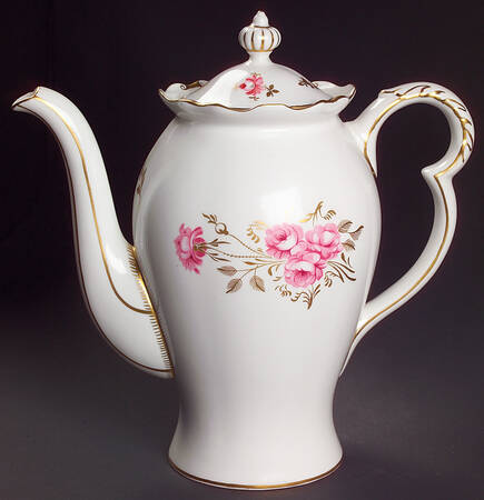 Pinxton Roses Coffee Pot & Lid