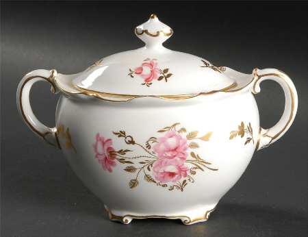Pinxton Roses Sugar Bowl & Lid