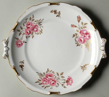 Pinxton Roses Handled Cake/Pastry Plate