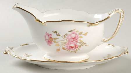 Pinxton Roses Gravy Boat & Underplate