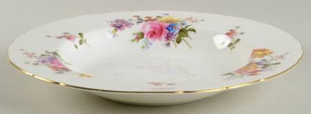 Posie Ely Chelsea (White Background) Rim Soup Bowl