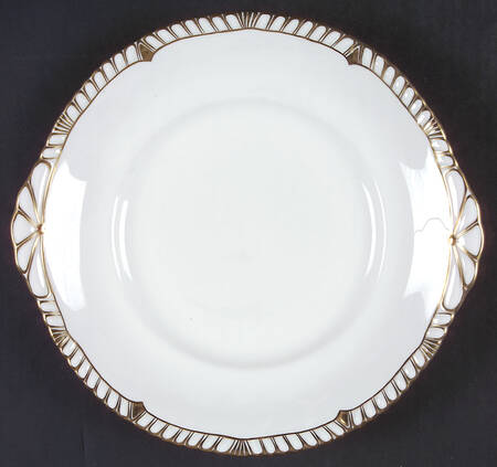 Prince Consort Handled Cake/Pastry Plate