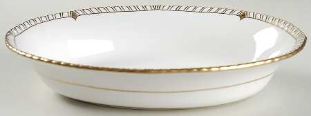 Prince Consort 10" Oval Vegetable Bowl