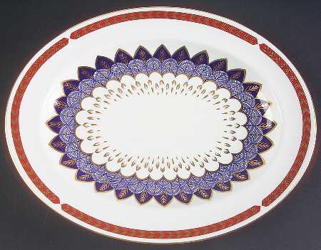 Quail 13" Oval Serving Platter