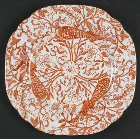 Derby Peacock Red by Royal Crown Derby