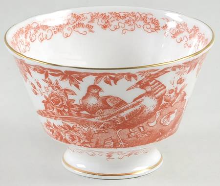 Red Aves (Older, Discontinued 1997) Mini Open Sugar Bowl