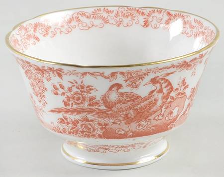 Red Aves (Older, Discontinued 1997) Open Sugar Bowl