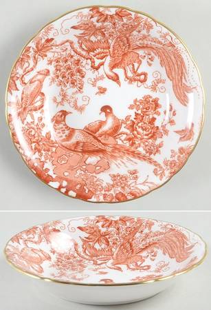 Red Aves (Older, Discontinued 1997) Fruit/Dessert (Sauce) Bowl