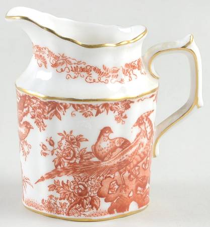 Red Aves (Older, Discontinued 1997) Individual Creamer