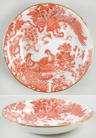 Red Aves (Older, Discontinued 1997) Coupe Cereal Bowl