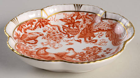 Red Aves (Older, Discontinued 1997) Tudor Rose Tray