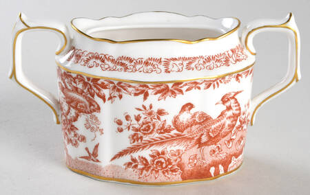 Red Aves (Older, Discontinued 1997) Sugar Bowl No Lid