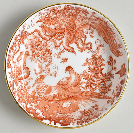 Red Aves (Older, Discontinued 1997) Saucer for Flat Cup