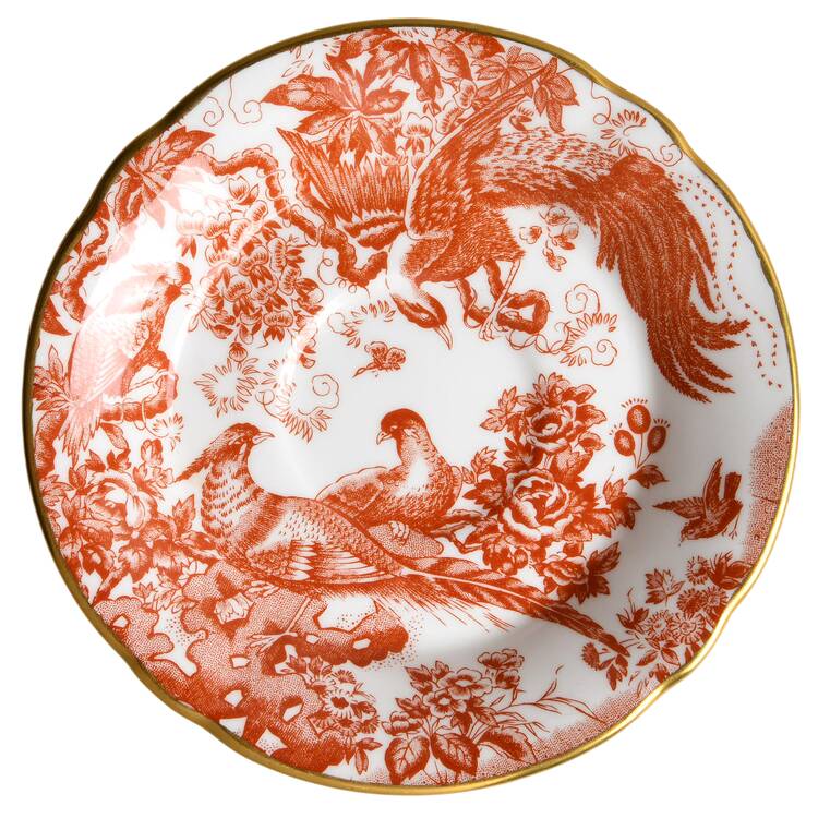 Red Aves (Older, Discontinued 1997) Saucer
