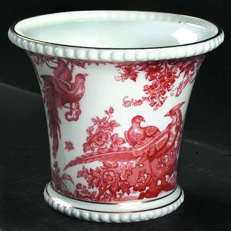 Red Aves (Older, Discontinued 1997) Medium Cachepot