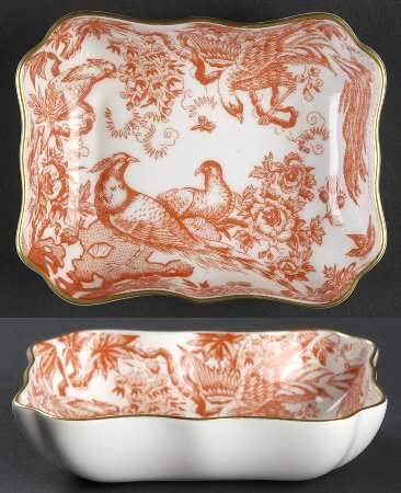 Red Aves (Older, Discontinued 1997) Small Ashtray