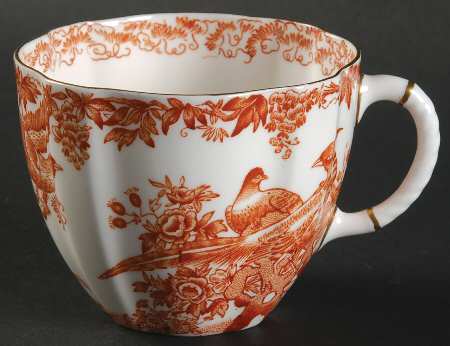 Red Aves (Older, Discontinued 1997) Flat Cup